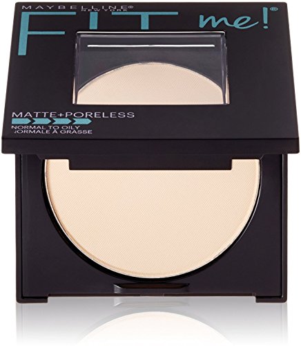 Maybelline Fit Me Matte + Poreless Pressed Face Powder Makeup and Setting Powder, Translucent, 1 Count