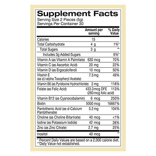 Love Beauty and Planet Citrus Crush Gummy Vitamins Flavored Hair Vitamins for Radiant Hair and Glowing Skin Multi-Benefit Vegan Dietary Supplement Gluten-Free, Cruelty-Free 60 Count