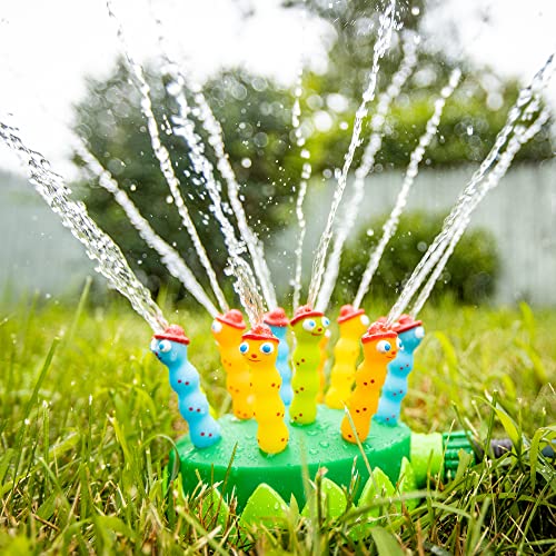 Melissa and Doug Sunny Patch Splash Patrol Sprinkler Toy With Hose Attachment