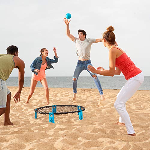 Franklin Sports Spyderball Game Set - Outdoor Beach Game for Kids + Adults - Includes Net, 3 Balls + Carrying Case