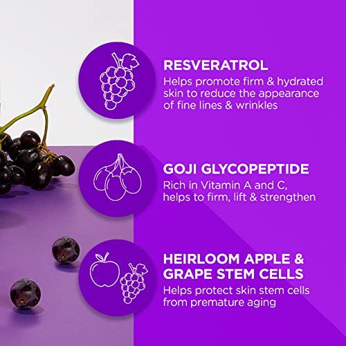 Andalou Naturals Resveratrol Q10 Night Repair Cream, For Dry Skin, Fine Lines and Wrinkles, For Softer, Smoother, Younger Looking Skin, 1.7 Ounce