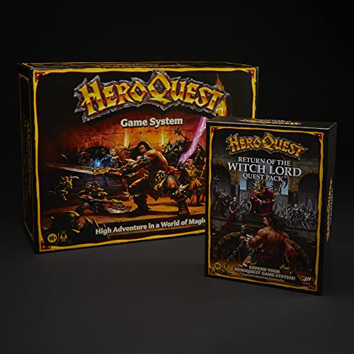 Avalon Hill HeroQuest Return of The Witch Lord Quest Pack, Dungeon Crawler Game for Ages 14+, Requires HeroQuest Game System to Play