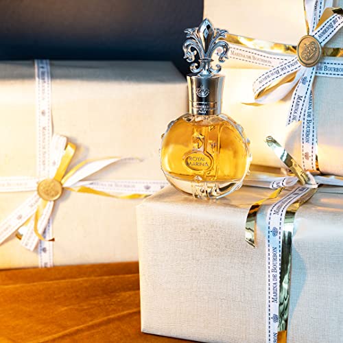 Marina de Bourbon Royal Marina Diamond by Princesse Eau de Parfum for Women - Amber Scent - Opens with Notes of Grapefruit and Blackcurrant - Perfume for Seductive and Confident Ladies - 1.7 oz