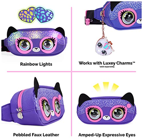 Purse Pets, Savannah Spotlight Belt Bag, Interactive Pet Toy and Crossbody Purse, Over 30 Sounds and Light Effects, Fanny Pack Kids Toys for Girls