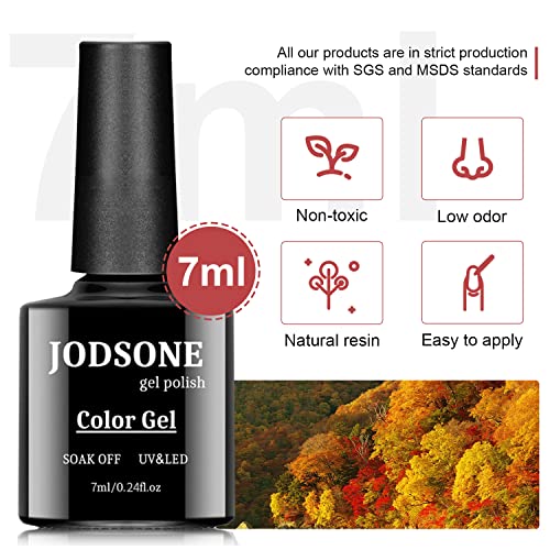 JODSONE Gel Nail Polish Kit with U V Light 32 Colors Gel Polish Nail Kit Soak Off Gel Nail Set Manicure Tools Nail Gel Kit Gifts for Women
