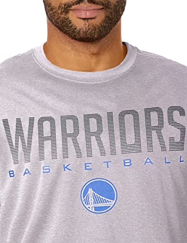 Ultra Game -NBA Men's Active Long Sleeve Pullover T-Shirt Heather Gray Medium