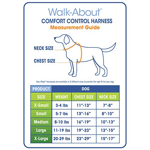 Four Paws Comfort Control Dog Harness Red Extra Large