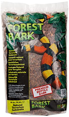 Exo Terra Forest Bark, Natural Terrarium Substrate, 8 Quarts, PT2752
