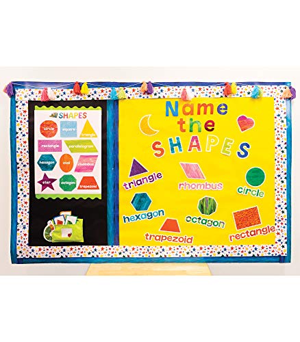 World of Eric Carle 219 Piece 4 Inch Colorful Tissue Bulletin Board Letters for Classroom, Alphabet Letters, Numbers, Punctuation and Symbols, Cutout Letters for Bulletin Boards
