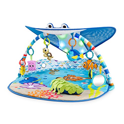 Bright Starts Disney Baby Finding Nemo Mr. Ray Ocean Lights and Music Gym, Ages Newborn +