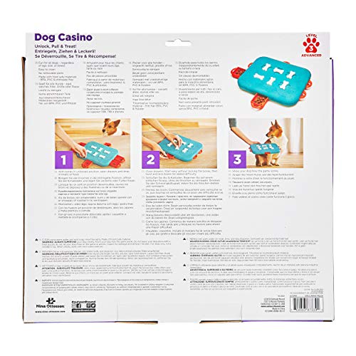 Outward Hound Nina Ottosson Dog Casino Interactive Treat Puzzle Dog Toy, Advanced