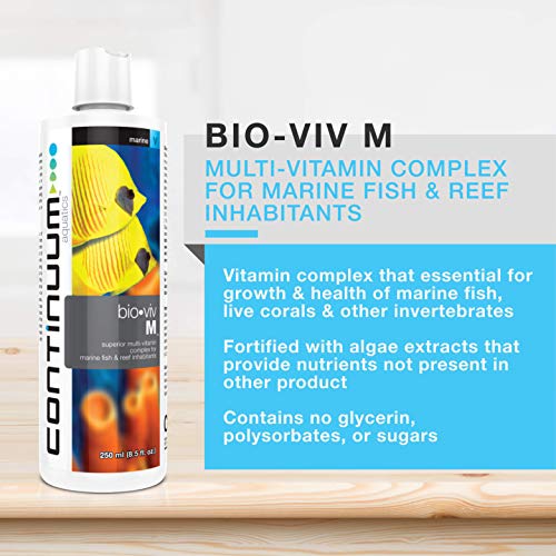 Continuum Aquatics ACO30593 Bio Viv M Marine Vitamins for Aquarium, 16.9-Ounce