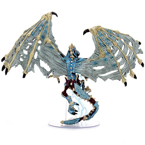 DandD Icons of the Realms Miniatures: Boneyard - Blue Dracolich Premium