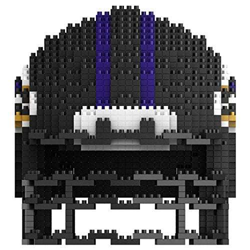 Baltimore Ravens NFL 3D BRXLZ Construction Toy Blocks Set - Helmet, 1378 pieces