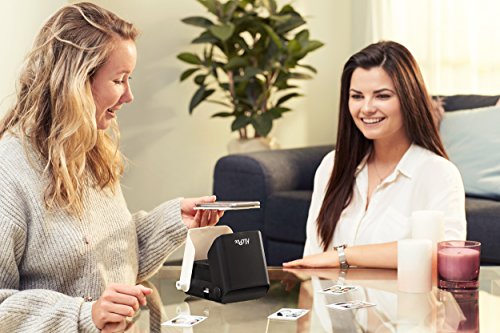 KiiPix Portable Portable Printer and Photo Scanner Compatible with FUJIFILM Instax Mini Film, Black