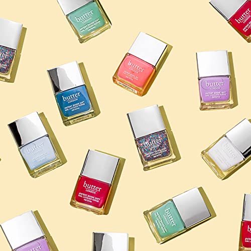 butter LONDON Patent Shine 10X Nail Lacquer, Gel-Like Finish, Chip-Resistant Formula, 10-Free Formula, Cruelty-Free, Polymer Technology, English Lavender