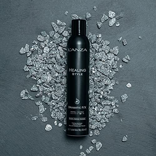 L'ANZA Healing Style Dramatic F/X Hair spray with Strong Hold Effect, Eliminates Frizz, Nourishes, and Restructures the hair while styling, With UV and Heat Protection to prevent damage (10.6 Ounce)