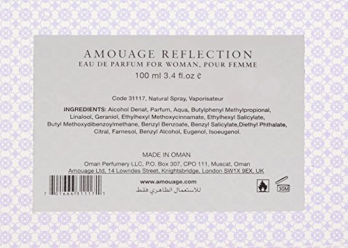 AMOUAGE Reflection Women's Eau de Parfum Spray, 3.4 Fl Oz