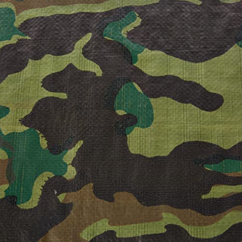 Stansport T-1216-C Reinforced Multi-Purpose Tarp, Woodland Camo - 12 X 16-Feet