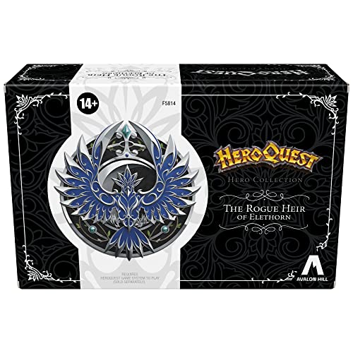 Hasbro Gaming HeroQuest Hero Collection The Rogue Heir of Elethorn Figures, Detailed Miniatures, Requires HeroQuest Game System to Play, 14+ Years