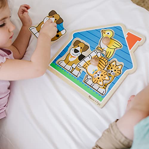 Melissa and Doug Pets Jumbo Knob Wooden Puzzle