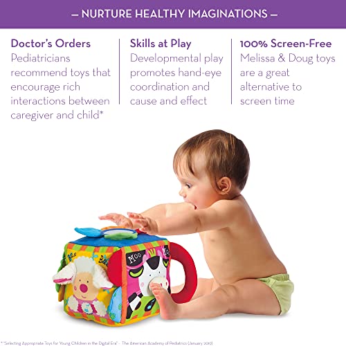 Melissa and Doug K's Kids Musical Farmyard Cube Educational Baby Toy