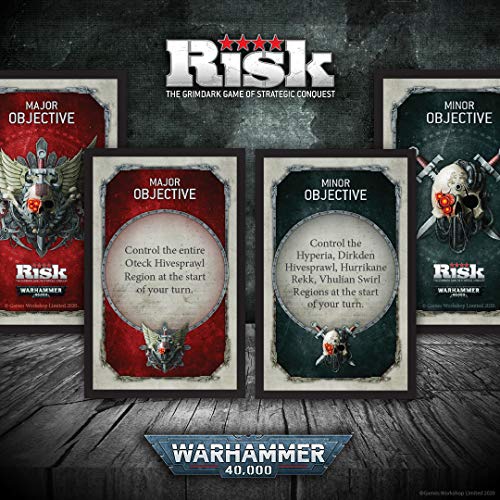 Board Game Based on Warhammer 40k from Games Workshop | Officially Licensed Warhammer 40,000 Merchandise | Themed Risk Game