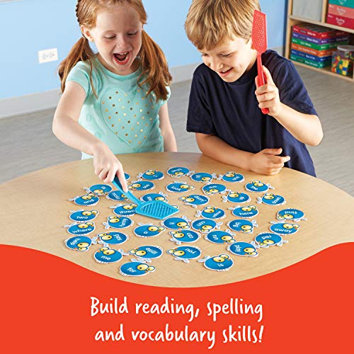 Learning Resources Sight Word Swat ® a Sight Words Game - 114 Pieces, Ages 5+ Educational Games for Kids, Sight Word and Brain Games for Kids, Kindergarten Learning Games