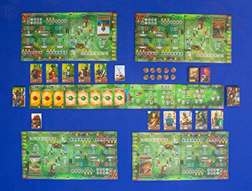 Paladins of The West Kingdom Strategy Board Game, 1-4 Players, Ages 12 and Up, 90-120 Min Play Time, Most Victory Points Win, Build Outposts, Fortifications, Commission Monks, and Confront Outsiders