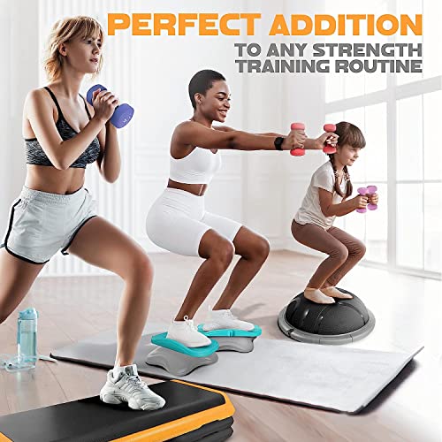 Yes4All Non-Slip, Hexagon Neoprene Dumbbells – 15lbs Neoprene Dumbbell Set for Muscle Toning, Strength Building, Weight Loss (Dark Orange - Pair)