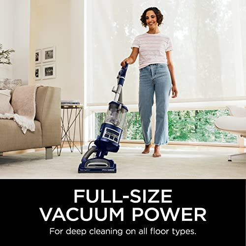 Shark NV360 Navigator Lift-Away Deluxe Upright Vacuum with Large Dust Cup Capacity, HEPA Filter, Swivel Steering, Upholstery Tool and Crevice Tool, Blue