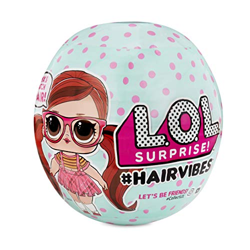 L.O.L. Surprise! Hairvibes Dolls with 15 Surprises and Mix and Match Hairpieces