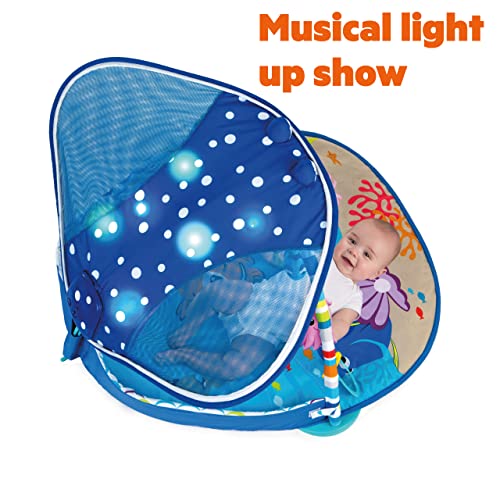 Bright Starts Disney Baby Finding Nemo Mr. Ray Ocean Lights and Music Gym, Ages Newborn +