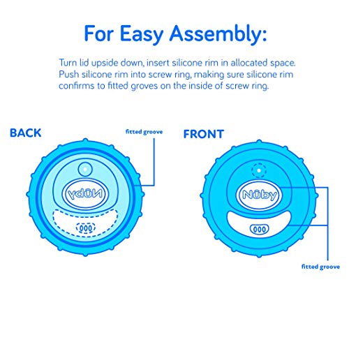Nuby No-Spill Insulated Cool Sipper, 9 Ounce (Pack of 1) Colors May Vary