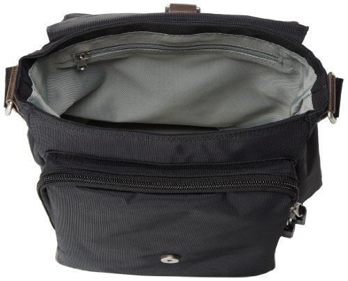 Derek Alexander NS Half Flap Front Organizer, Black, One Size