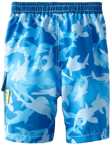 Baby Banz Boys' Board Shorts, Fin Frenzy Pattern, 2