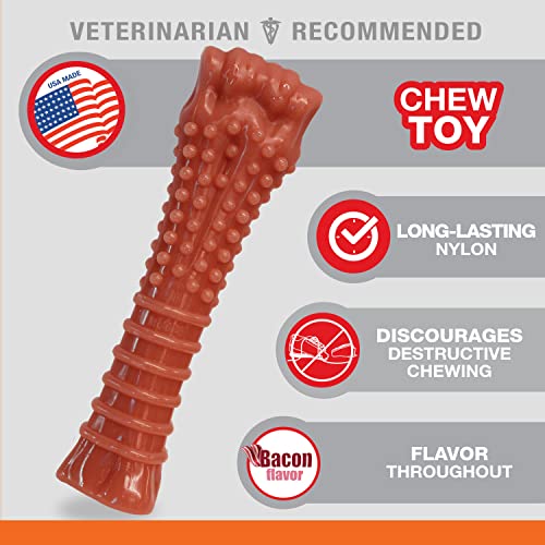 Nylabone Power Chew Durable Dog Toy Bacon X-Large/Souper (1 Count)