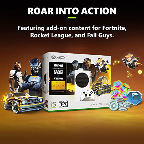 Xbox Series S - Bonus Content Featuring Fortnite, Rocket League, Fall Guys