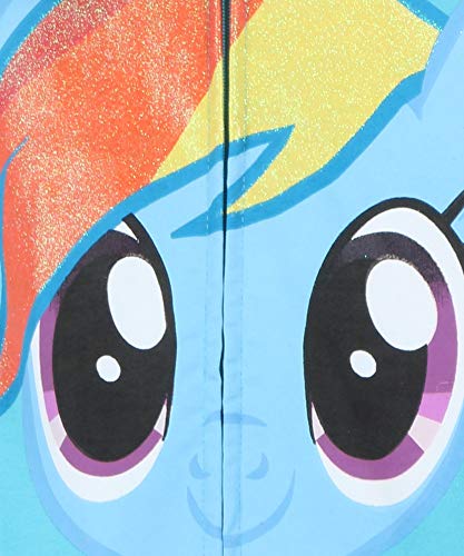 My Little Pony Girls' Rainbow Dash Cosplay Hoodie, Rainbow Dash, 3T