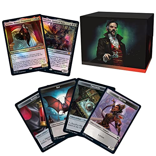 Magic The Gathering Innistrad: Crimson Vow Commander Deck – Vampiric Bloodline (Black-Red) | Minimal Packaging Version
