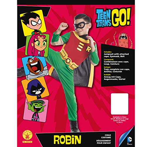 Rubie's Child's Teen Titans Robin Costume, Small