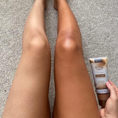 Vita Liberata Body Blur, Leg and Body Makeup. Skin Perfecting Body Foundation for Flawless Bronze, Easy Application, Radiant Glow, Evens Skin Tone,  New Packaging