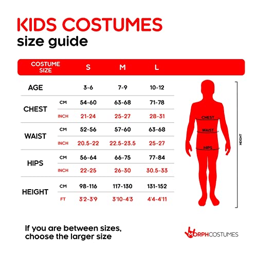 Morphsuits Purple Original Kids Costume - Size Small 3'-3'5 (91cm-104 cm) (KSPUS)