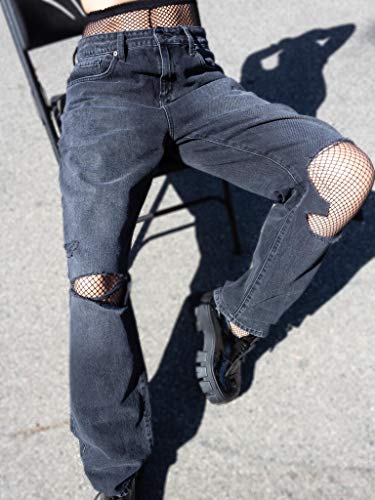 Leg Avenue womens Professional Fishnet Tights Hosiery, Black, C D US