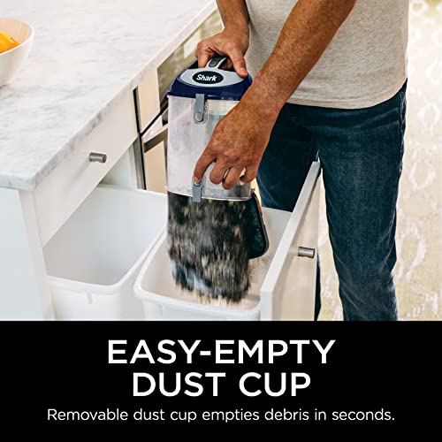 Shark NV360 Navigator Lift-Away Deluxe Upright Vacuum with Large Dust Cup Capacity, HEPA Filter, Swivel Steering, Upholstery Tool and Crevice Tool, Blue