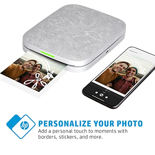 HP Sprocket 3x4 Instant Photo Printer – Wirelessly Print 3.5x4.25” Photos on Zink Paper from iOS and Android Devices
