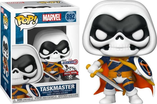 Funko Pop! Marvel: Year of The Shield - Taskmaster Vinyl Bobblehead, Amazon Exclusive