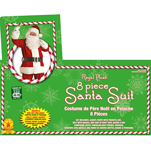 Rubie's Deluxe Regal Santa Claus Suit, Red, Standard