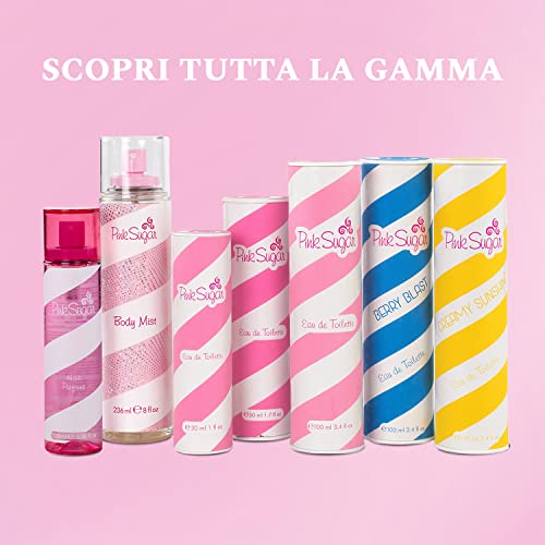 Pink Sugar Creamy Sunshine Eau de Toilette Perfume for Women, 3.4 Fl. Oz.