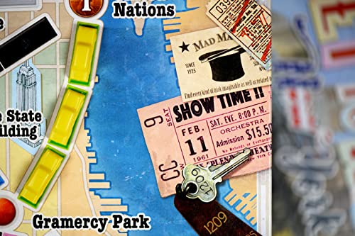 Ticket to Ride New York Board Game | Train Route-Building Strategy Game | Fun Family Game for Kids and Adults | Ages 8+ | 2-4 Players | Average Playtime 10-15 Minutes | Made by Days of Wonder